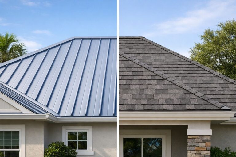 Metal Roof vs. Shingles: What Bradenton Homeowners Gain